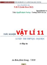 Trắc nghiệm Vật lý 11 - Luyện thi THPT Quốc gia và Đại học - Nguyễn Mạnh Trường